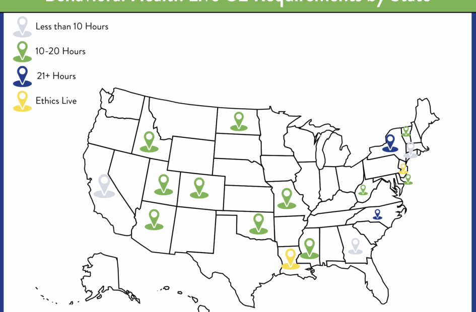 behavioral health live CE map