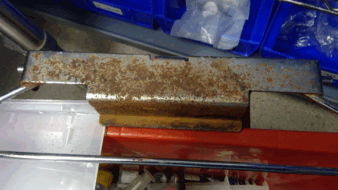 Rusty Sharps Container